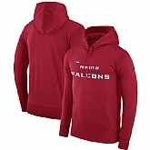 Men's Atlanta Falcons Nike Property Of Performance Pullover Hoodie Red,baseball caps,new era cap wholesale,wholesale hats